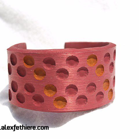 Untitled anodized aluminum bracelet