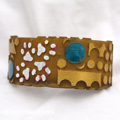 Untitled anodized aluminum bracelet