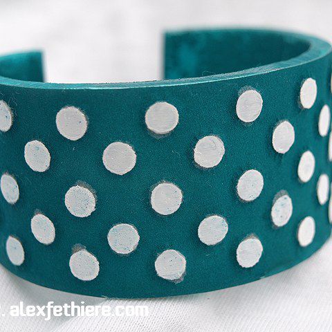 Untitled anodized aluminum bracelet