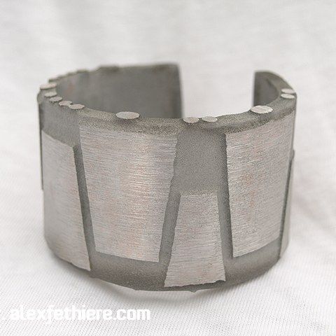 Untitled anodized aluminum bracelet