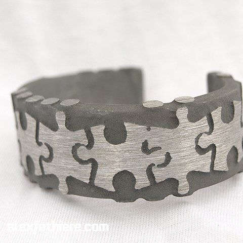 Untitled anodized aluminum bracelet