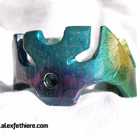 Untitled anodized aluminum bracelet