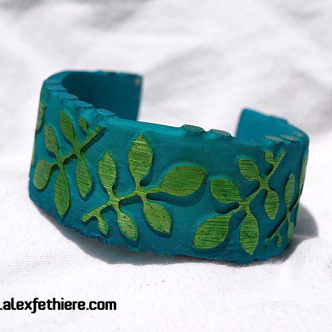 Untitled anodized aluminum bracelet
