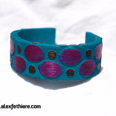 Untitled anodized aluminum bracelet