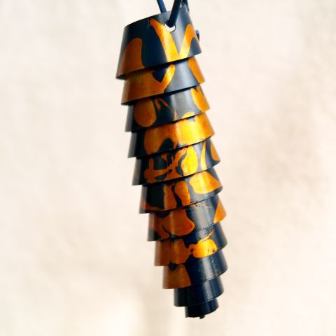 Cheddary Bluecoon pendant